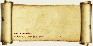 Emilija Bokan vizit kartica